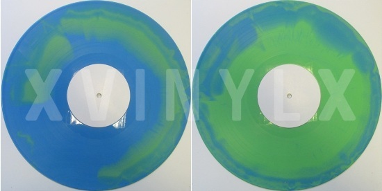 File:CYAN BLUE NO 5 AND DOUBLEMINT GREEN NO 7.jpg