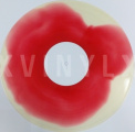 Color-in-color Transparent Red No. 11 IN Milky Clear No. 14