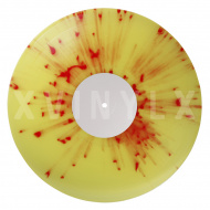 Yellow (transp.) base with Red splatter Side B