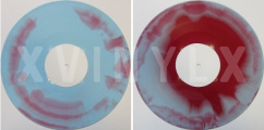 Aside/Bside Transparent Red No. 11 / Baby Blue