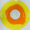 Color-in-color Orange No. 4 IN Transparent Yellow No. 10