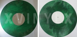 Galaxy Transparent Green No. 9 with White No. 1