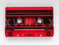 Transparent red, black inlay (welded)
