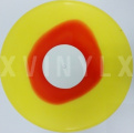 Color-in-color Transparent Red No. 11 IN Transparent Yellow No. 10
